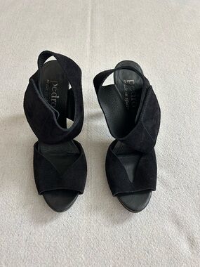 Pedro Garcia Sissel Ankle Cuff Sandal, Black